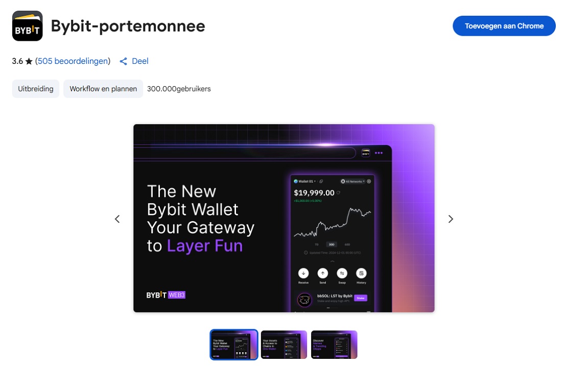 ByBit Wallet Chrome Web Store