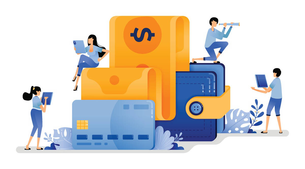Crypto wallets grafiek