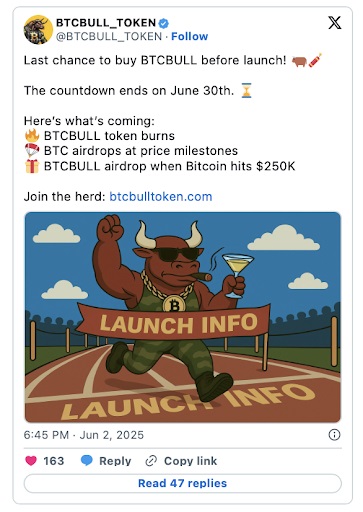 Laatste kans om BTC Bull te kopen vóór de lancering