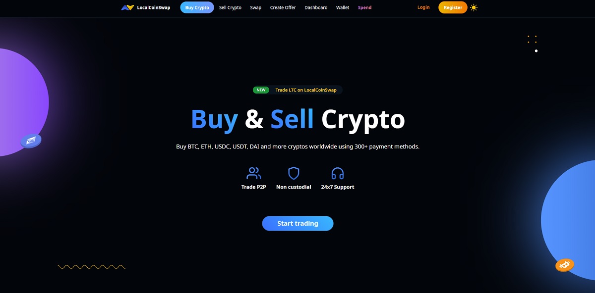 LocalCoinSwap website