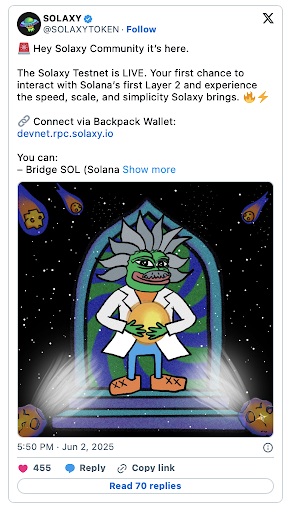 Solaxy status