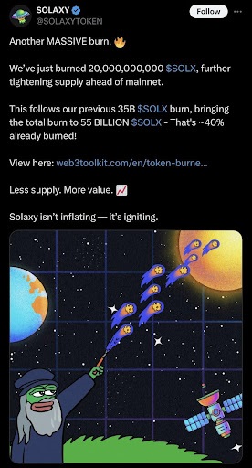 Solaxy status