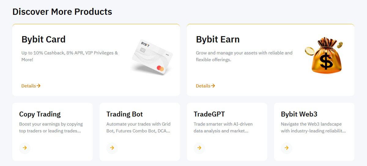 ByBit products