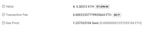 Etherscan-gegevens