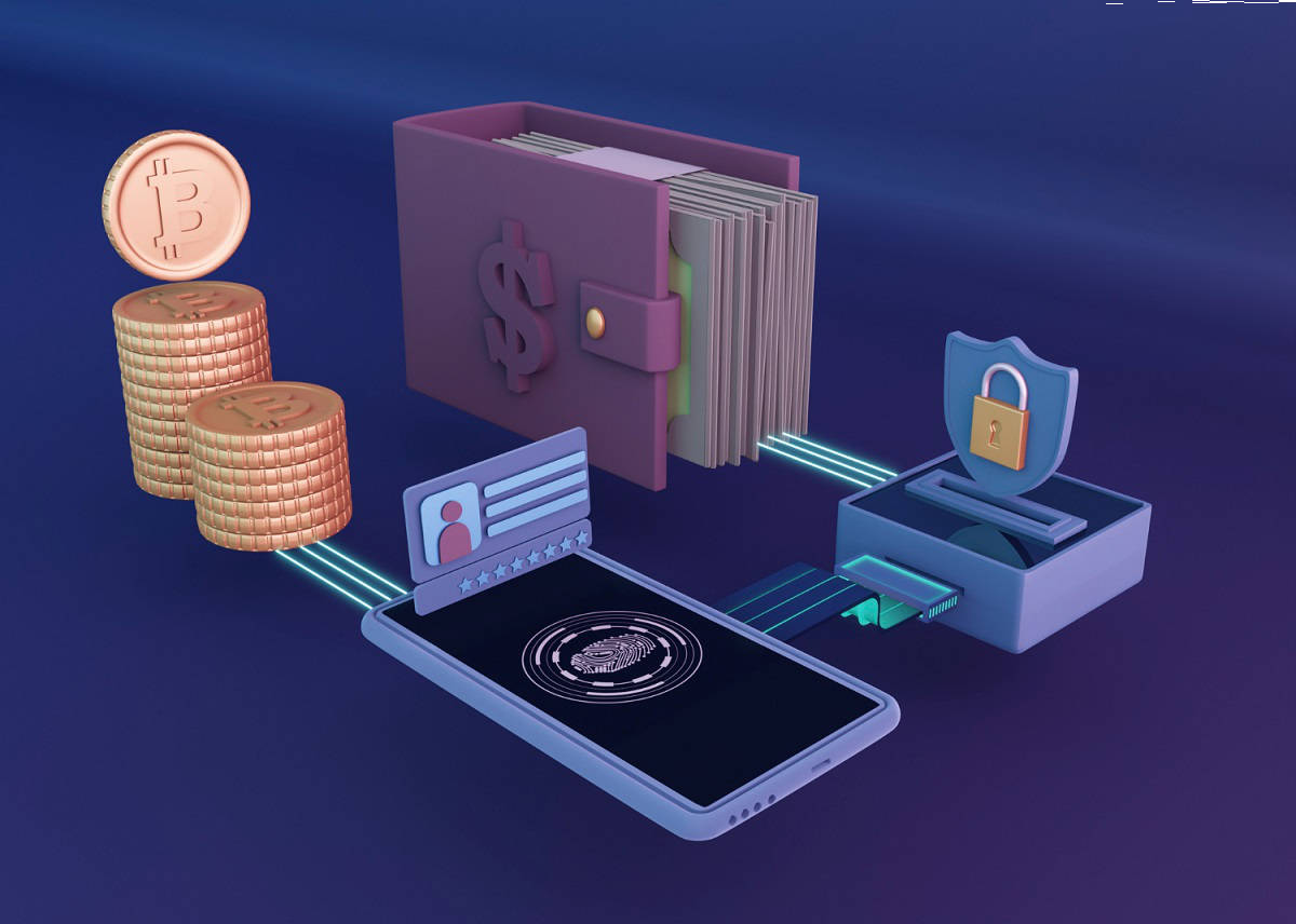 Grafische weergave van een anonieme bitcoin-aankoop