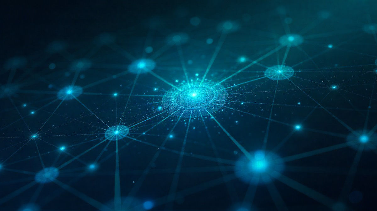 Illustratie van een blockchain