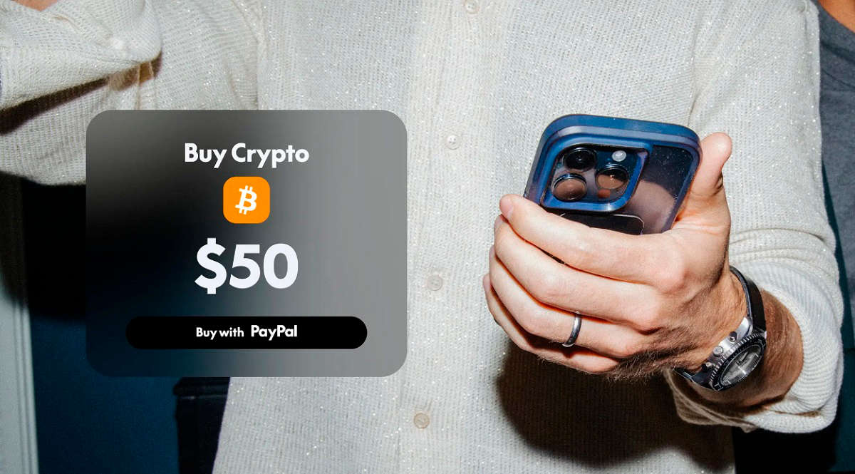 Koop crypto met Paypal