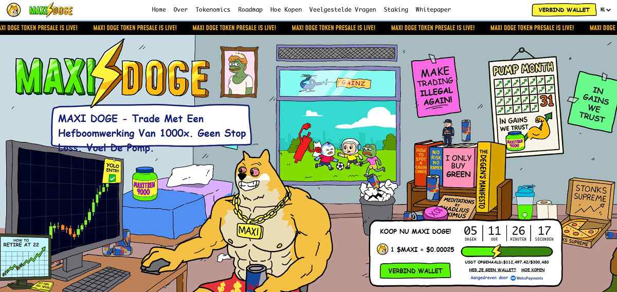 Maxi Doge - website