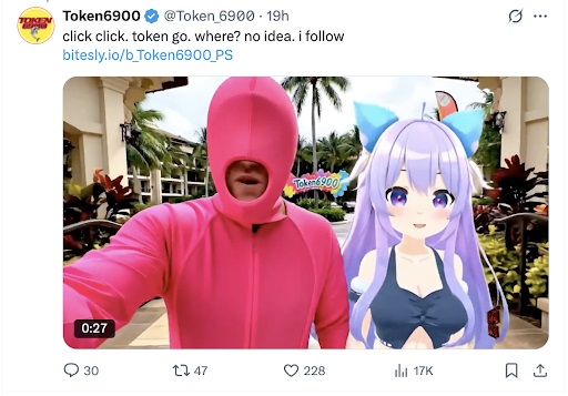 Token6900 social media status
