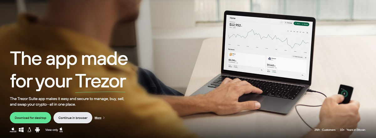 Trezor app