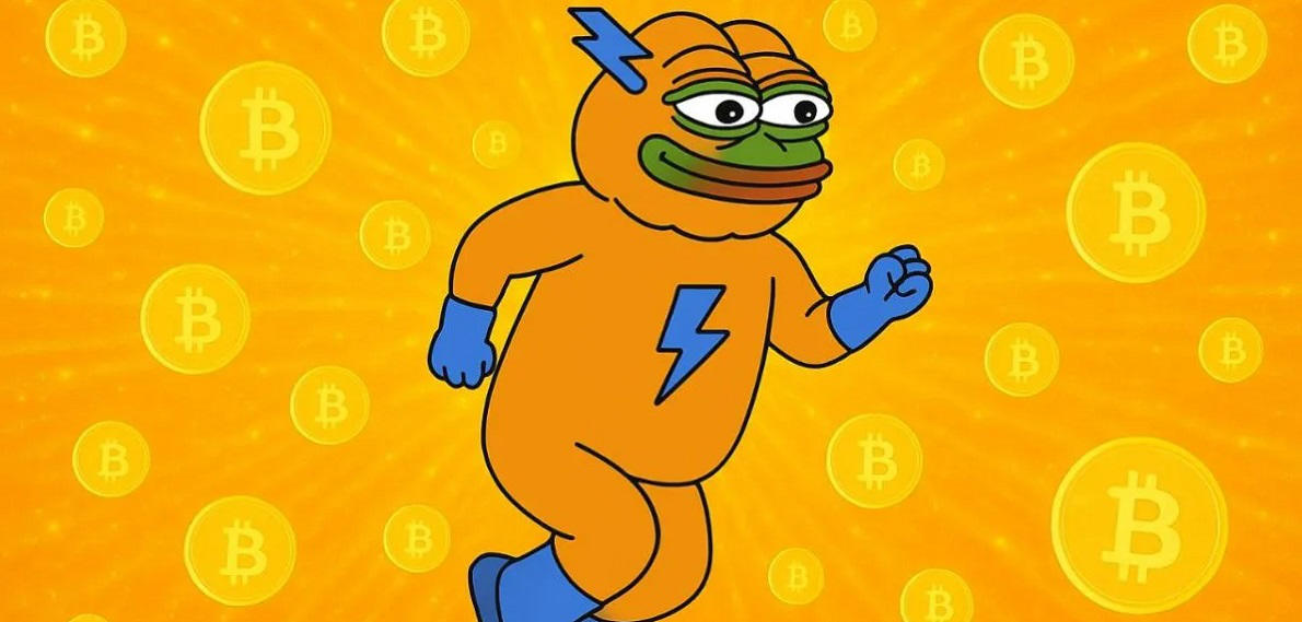 Bitcoin Hyper tegen de achtergrond van bitcoin-logo's