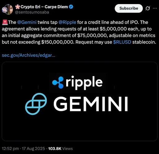 Crypto Eri - Carpe Diem status