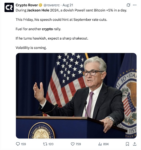 Crypto Rover status