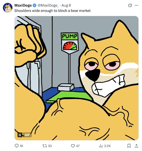 MaxiDoge status