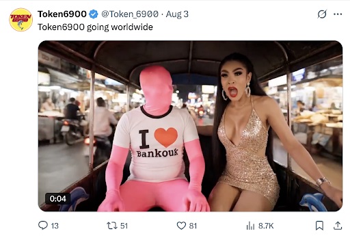 Token6900 going worldwide