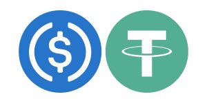USDC and USDT
