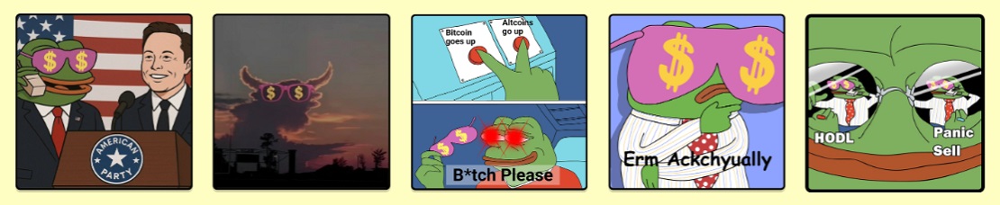 Wall Street Pepe memes