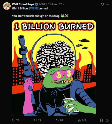 Wall Street Pepe status