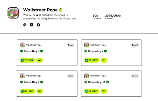 Wallstreet Pepe