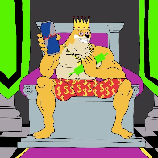 Maxi Doge als de koning