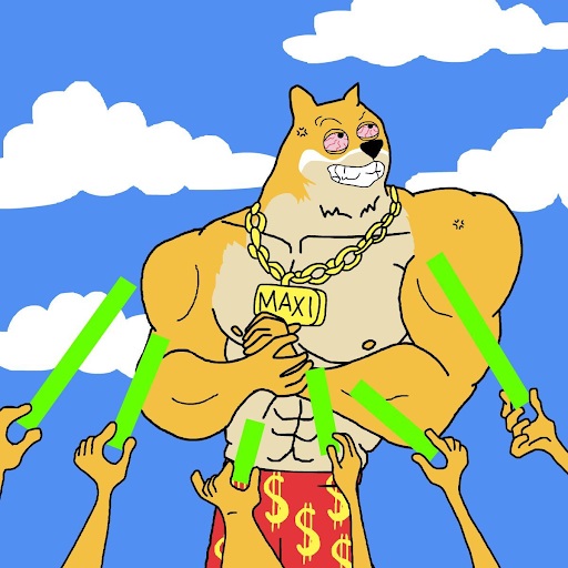 Maxi Doge in de hemel