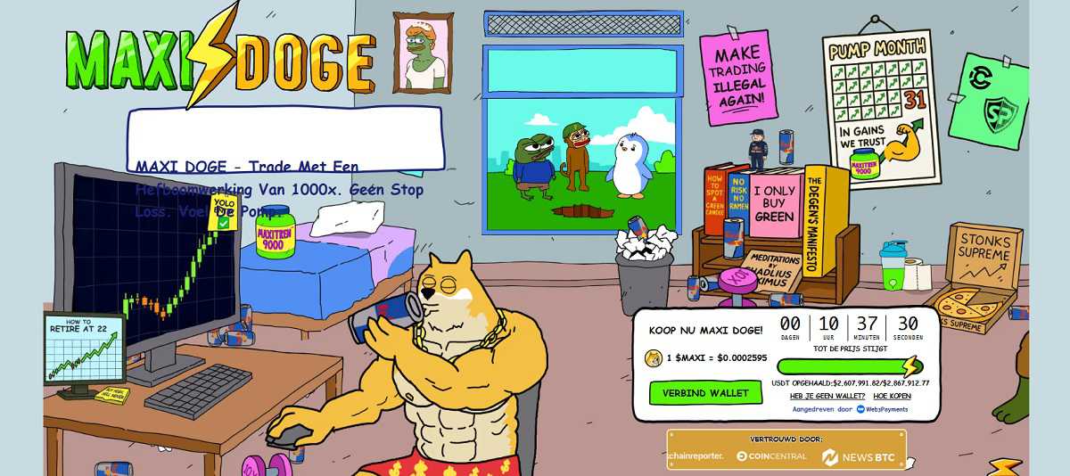 Maxi Doge website