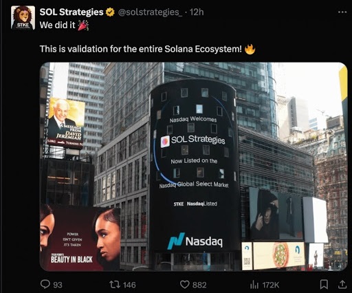 SOL Strategies status