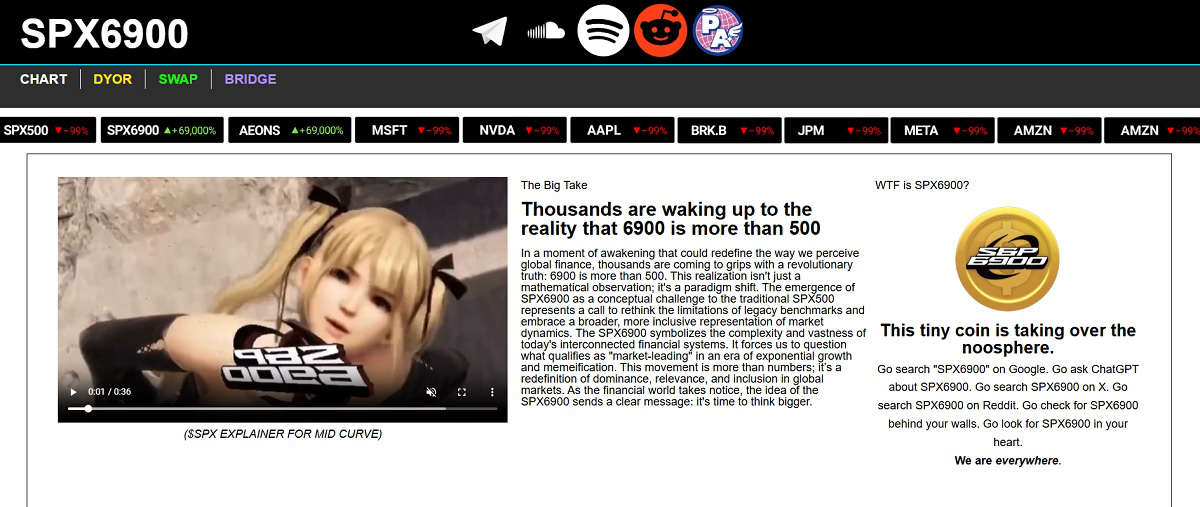 SPX6900 website