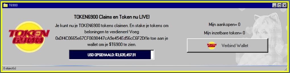 TOKEN6900 claims en token nu LIVE