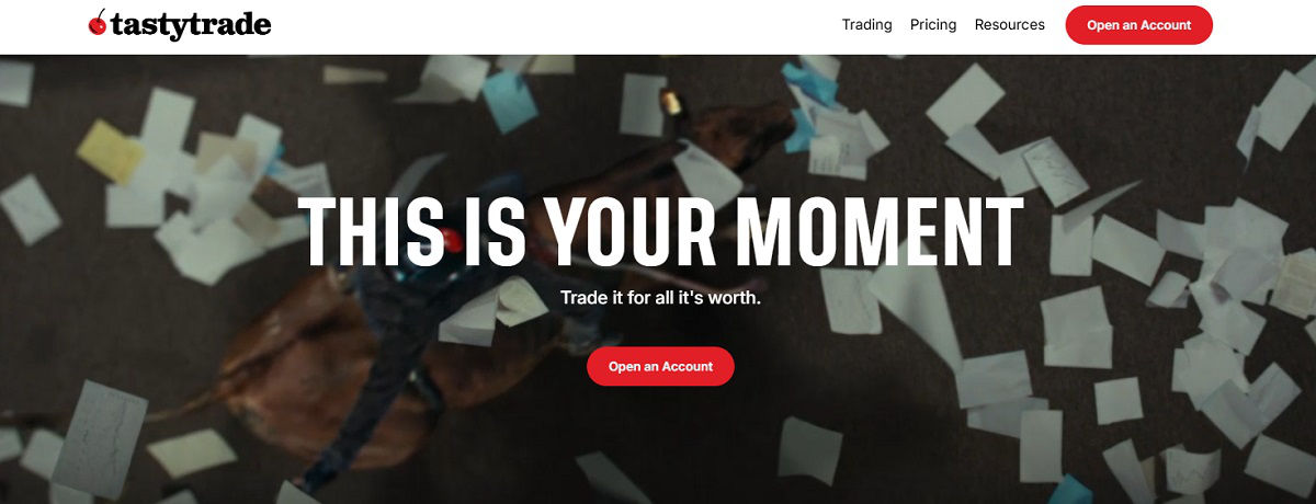 TastyTrade website