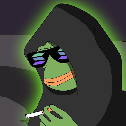 Wall Street Pepe met capuchon