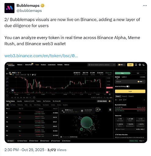 Bubblemaps status