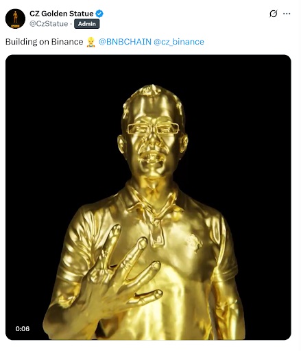 CZ Golden Statue status