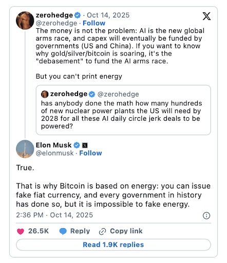 Zerohedge en Elon Musks gesprek op sociale media