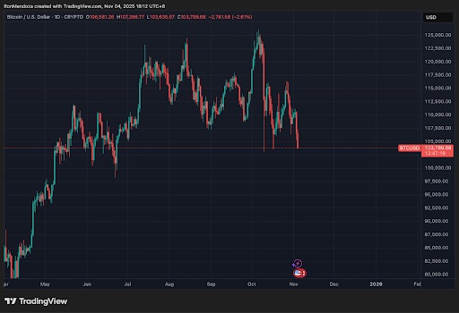 Bitcoin - US Dollar prijsgrafiek