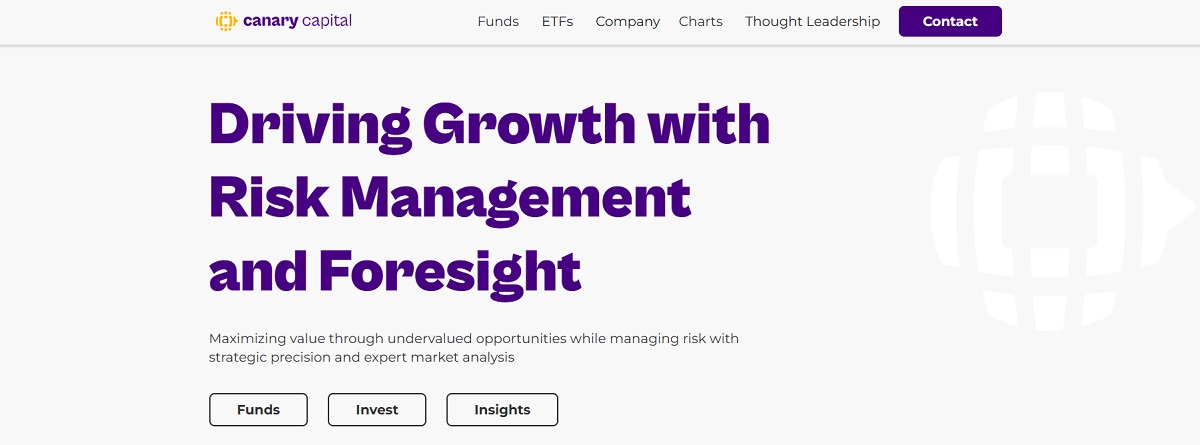 Canary Capital website