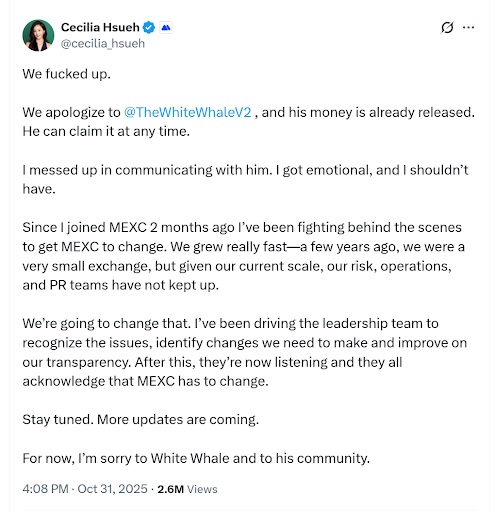 Cecilia Hsueh status