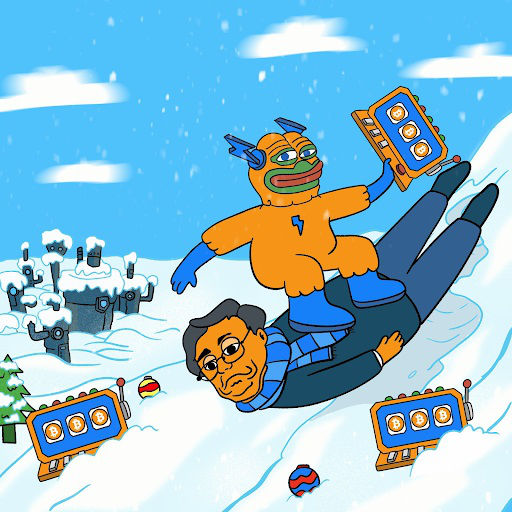 Bitcoin Hyper in een winterse setting