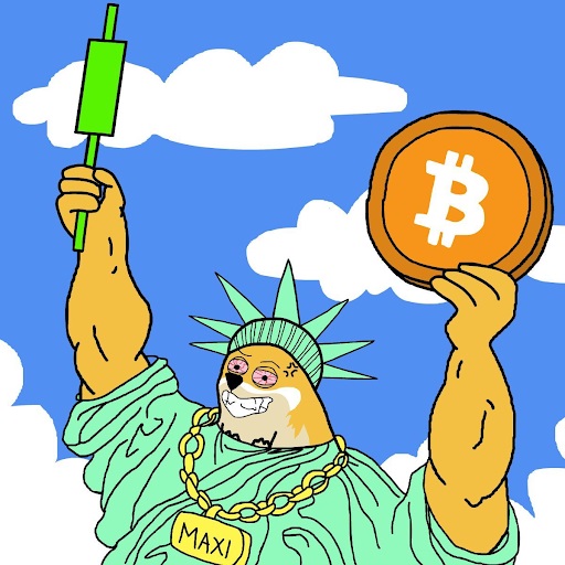 Maxi Doge als Vrijheidsbeeld