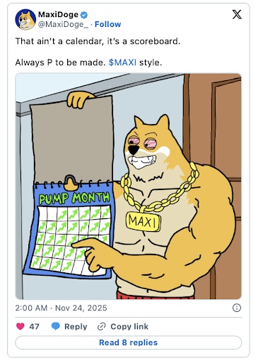Maxi Doge status