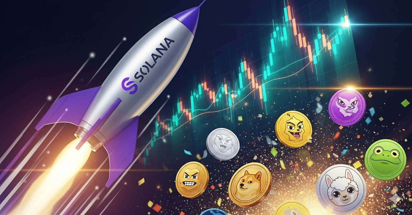 Memecoiny Solany budują pozycję, gdy Solana przebija 240 USD.