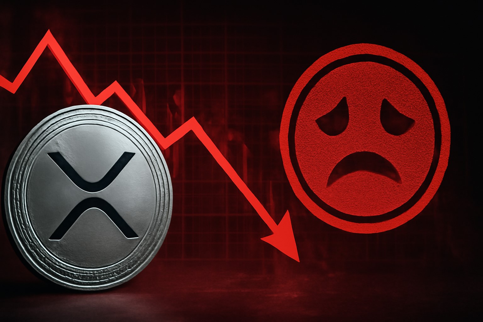 Kurs XRP spada, a rynek kryptowalut w strachu [na żywo]