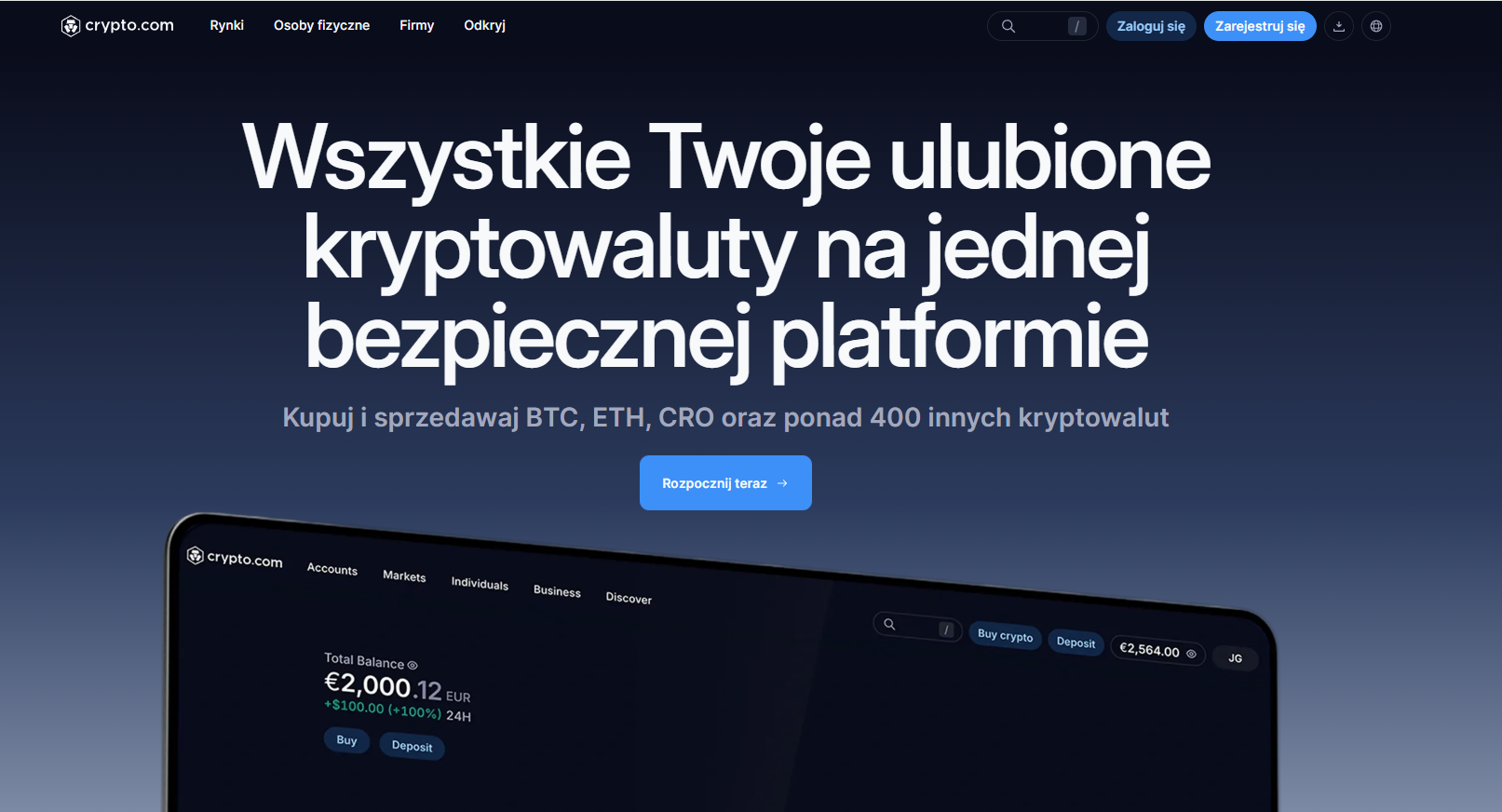 Recenzja Crypto.com 2026 | Analiza eksperta