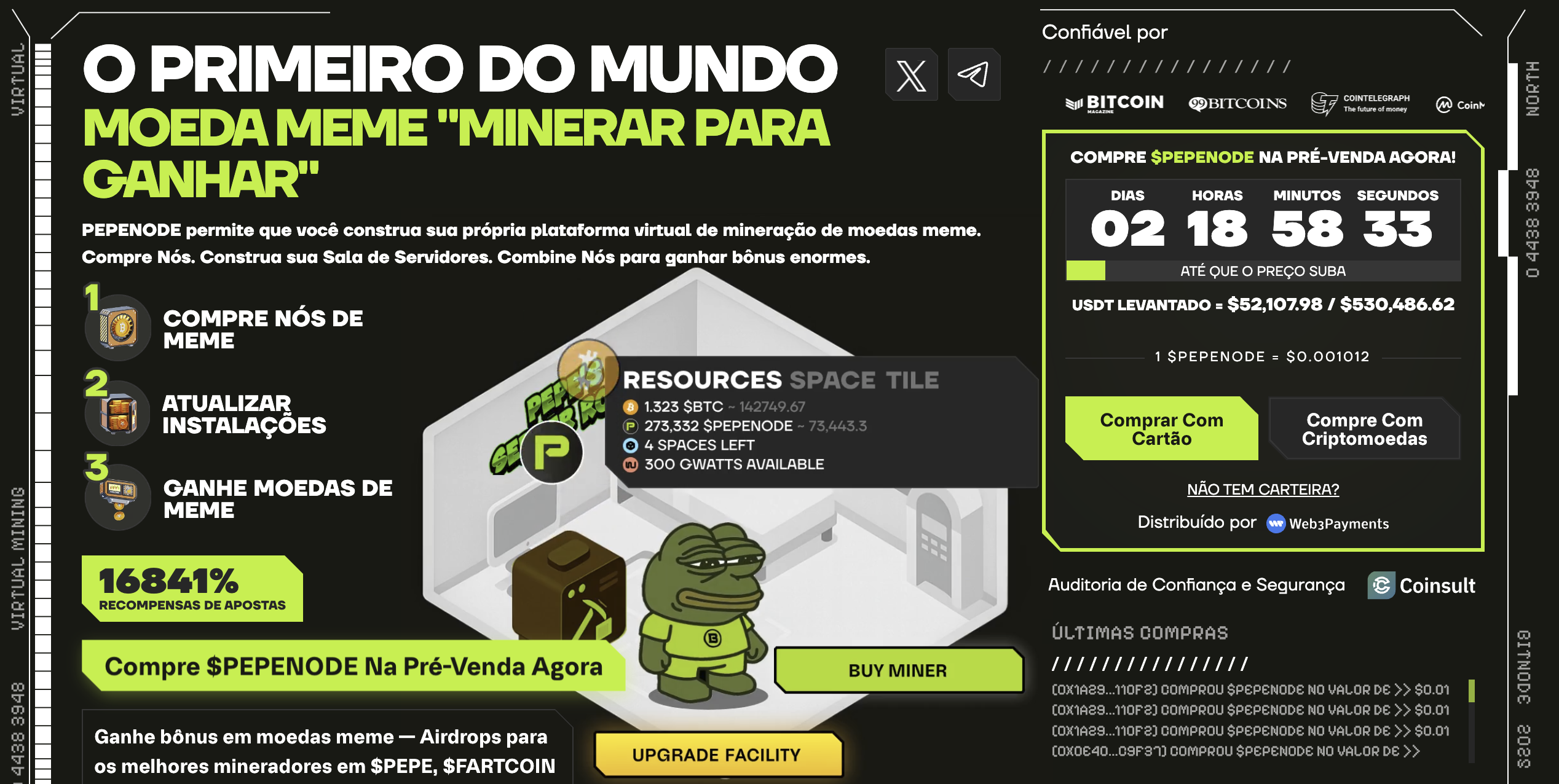 Previsão de Preço PepeNode ($PEPENODE) - 2025 a 2030