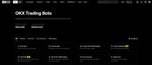 OKX Trading Bot pagina principala