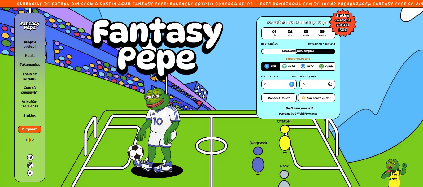 Cum cumperi Fantasy Pepe ($FEPE) – Ghid pas cu pas