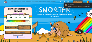 Snorter Token pagina de presale
