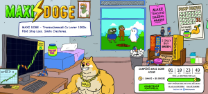 Maxi Doge pagina de presale