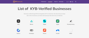 Listă companii cu verificare KYB pentru moneda Pi