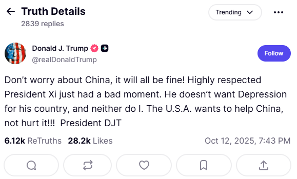 Trump Truth Social